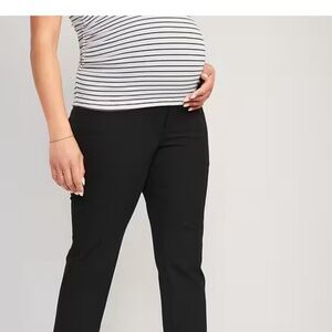 Black Maternity Skinny Ankle Trousers- NWT